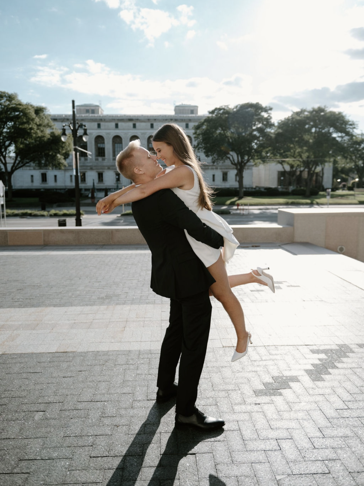 River and partner outdoors